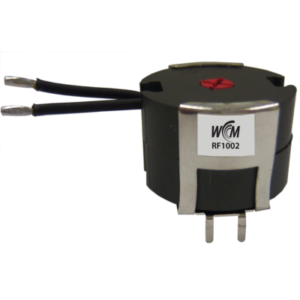 Tunable High Q 11.5 uH inductor is used in a tuned resonant power delivery circuit