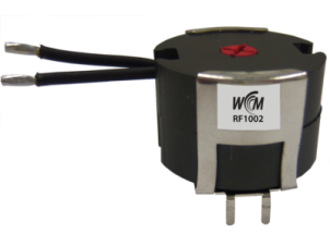 Tunable High Q 11.5 uH inductor is used in a tuned resonant power delivery circuit
