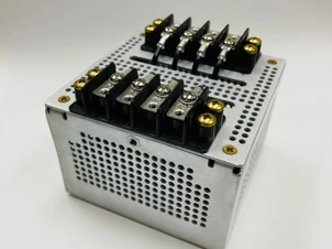WCM700 integrated RF filter assembly, where enclosure geometry is treated as part of the circuit
