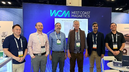 The WCM team with Dartmouth's Thayer School of Engineering faculty at the Applied Power Electronics Conference